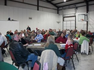 A packed house enjoyed great food and fellowship